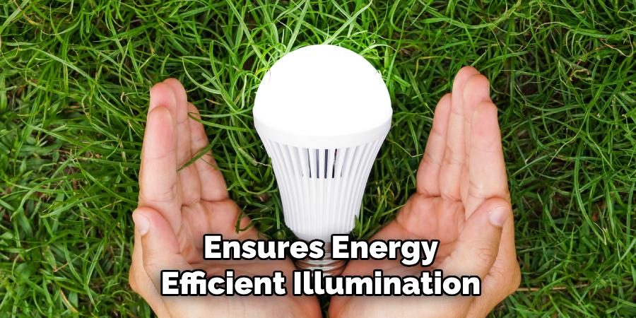 Ensures Energy
Efficient Illumination