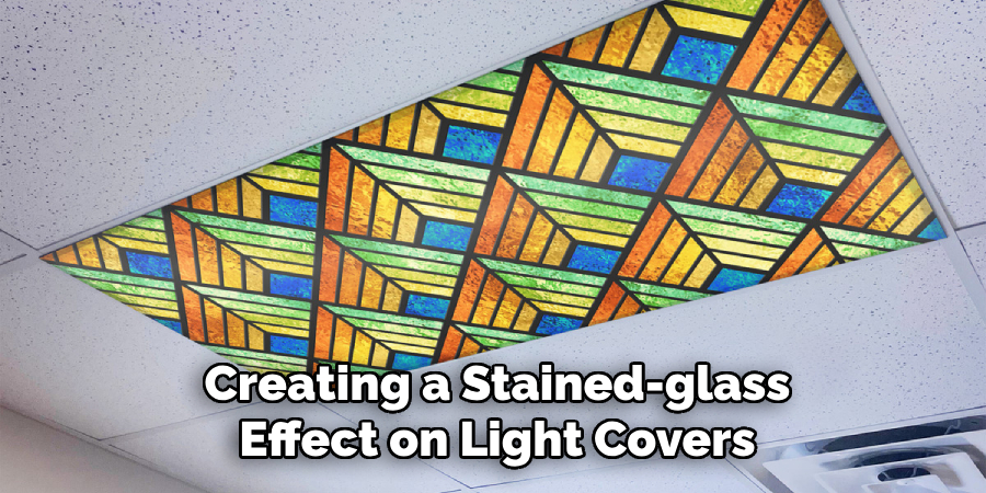 Creating a Stained-glass
Effect on Light Covers