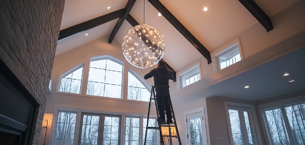 How to Replace High Ceiling Light