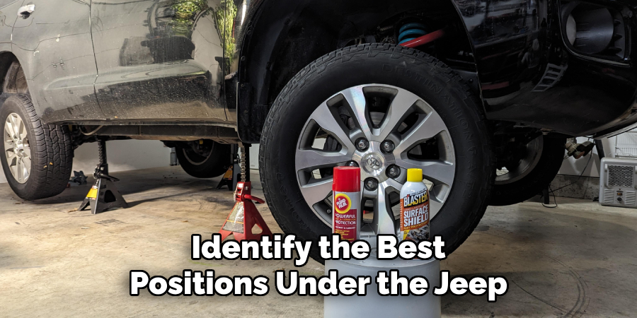 Identify the Best
Positions Under the Jeep