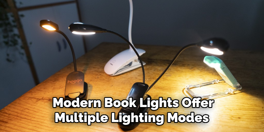 Modern Book Lights Offer
Multiple Lighting Modes 