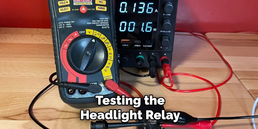 Testing the
Headlight Relay