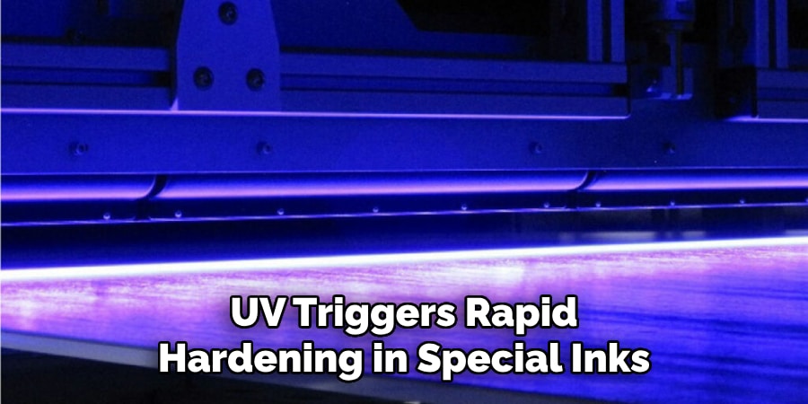 UV Triggers Rapid
Hardening in Special Inks
