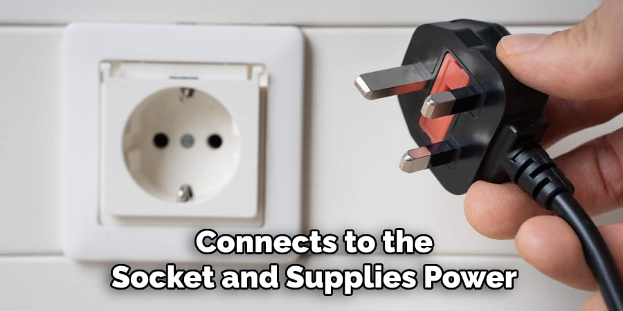 Connects to the
Socket and Supplies Power