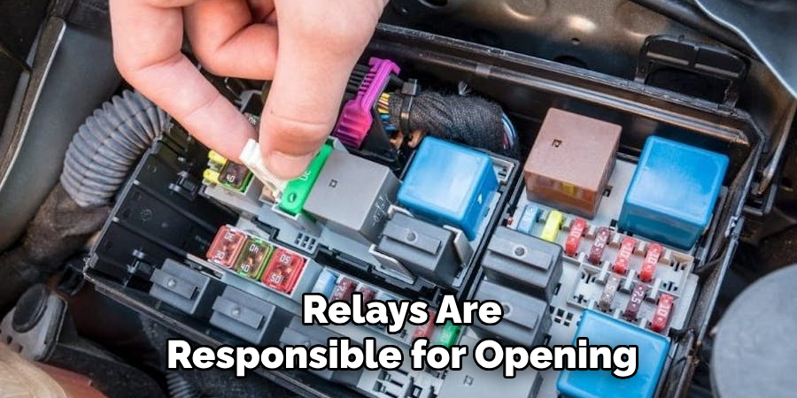 Relays Are
Responsible for Opening