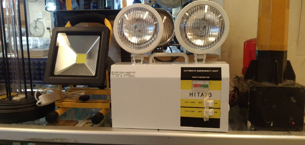 How to Remove Emergency Light Cover